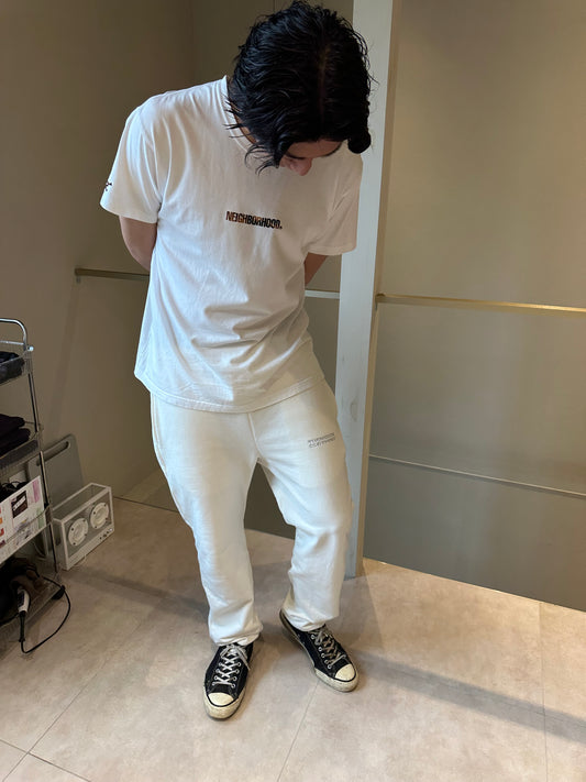 THE MOON logo sweatpants