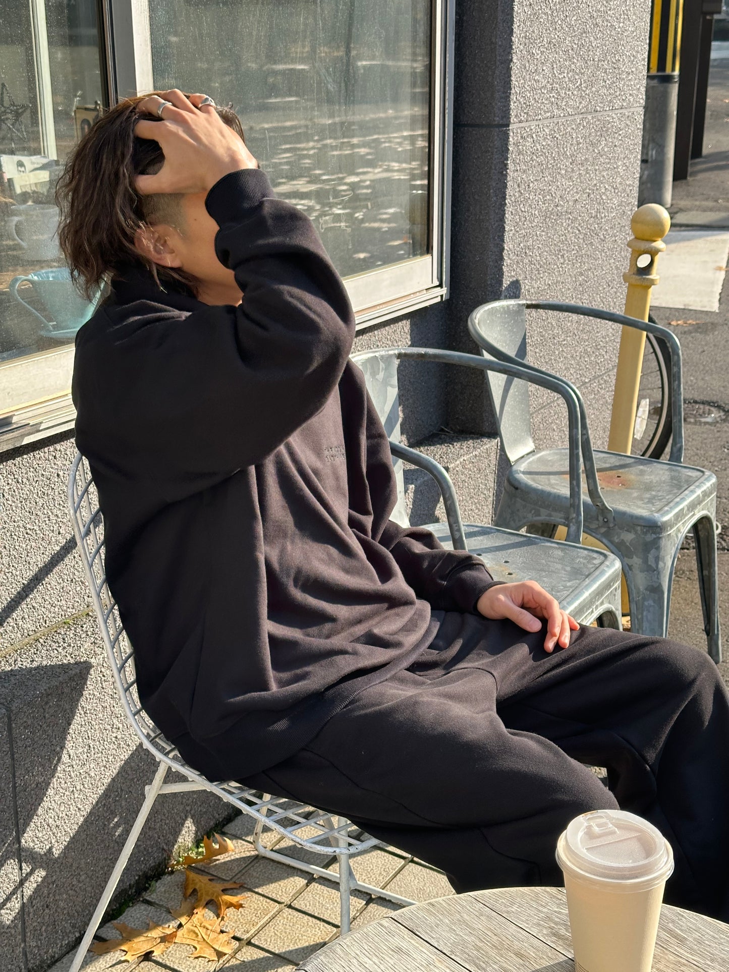 THE MOON logo sweatsuit
