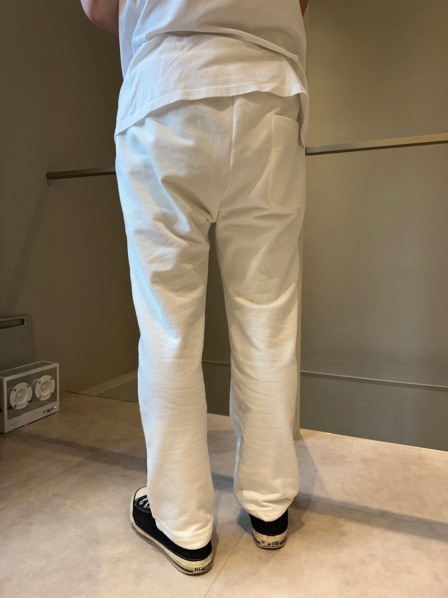 THE MOON logo sweatpants