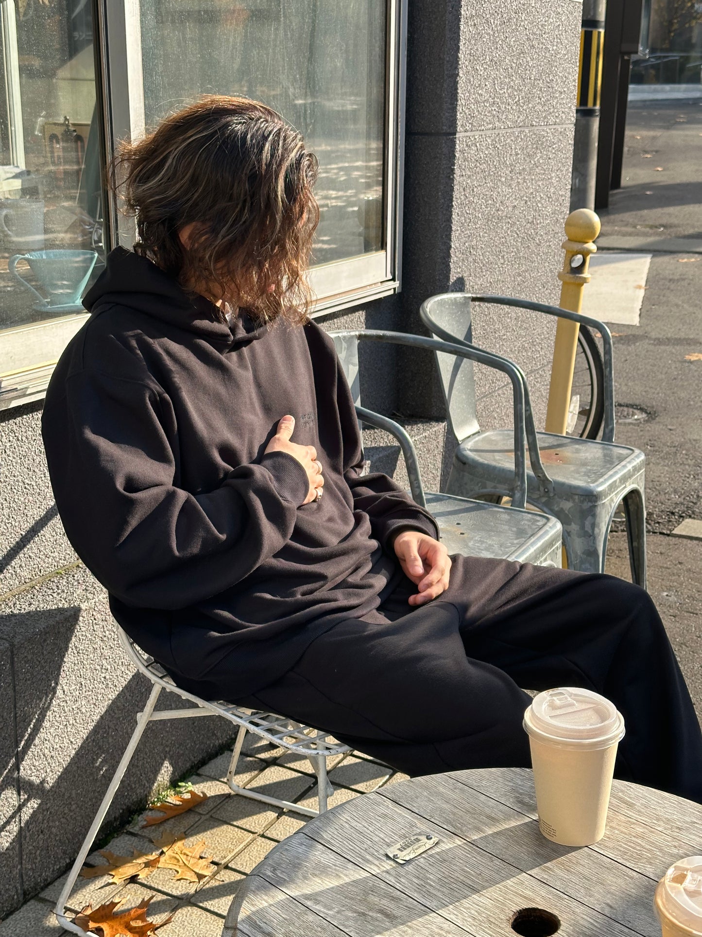 THE MOON logo sweatsuit